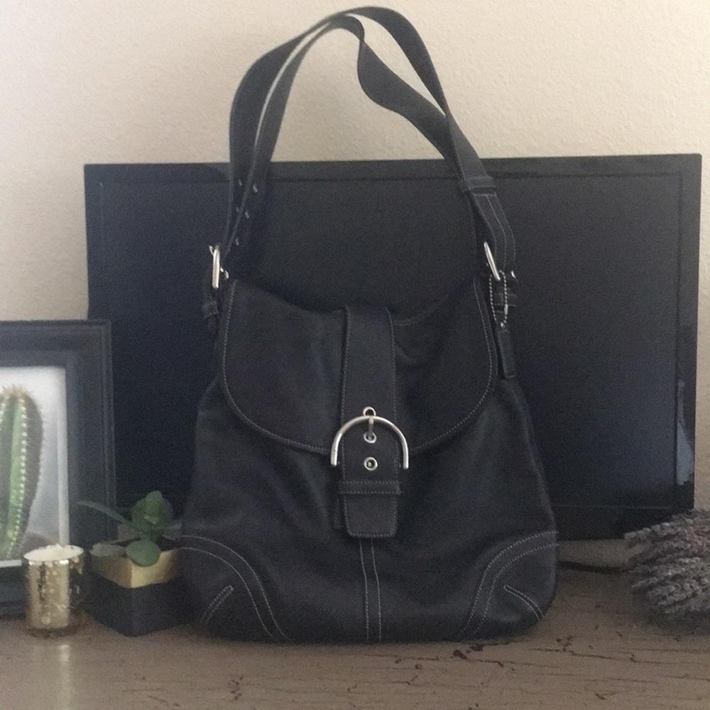 Coach messenger bag.